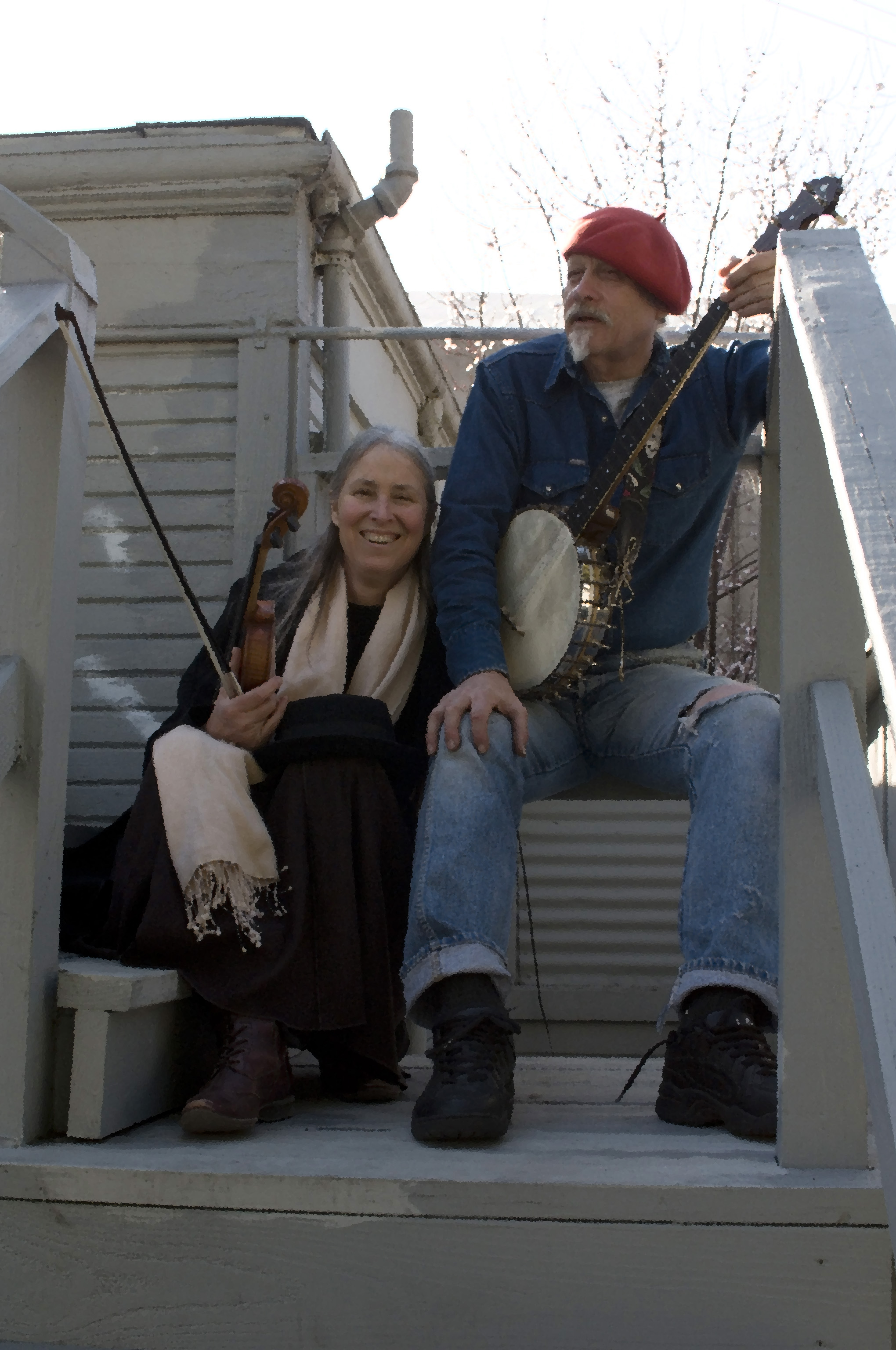 The most traditional thing about us is that we are not experts, we can't tell you anything for sure about the tunes, and we play them differently every time we play.